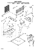 UNIT PARTS Diagram and Parts List for ET1LFKXKT05  Whirlpool Refrigerator