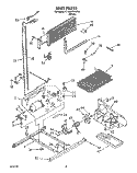 UNIT Diagram and Parts List for ET18RKXYN00  Whirlpool Refrigerator