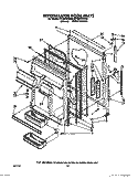 REFRIGERATOR DOOR Diagram and Parts List for ET18DKXXG00  Whirlpool Refrigerator