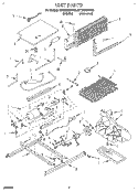 UNIT Diagram and Parts List for ET18GKXBW00  Whirlpool Refrigerator