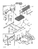 UNIT Diagram and Parts List for ET22DKXYN00  Whirlpool Refrigerator