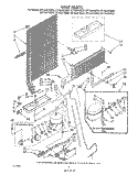 UNIT Diagram and Parts List for ET18JKYSF07  Whirlpool Refrigerator