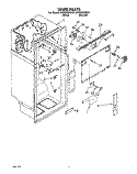 LINER Diagram and Parts List for ET25PKXXN01  Whirlpool Refrigerator