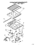 COMPARTMENT SEPARATOR Diagram and Parts List for ET18DKXWW00  Whirlpool Refrigerator