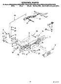 CONTROL PARTS Diagram and Parts List for GD5NVAXSL00  Whirlpool Refrigerator