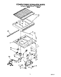 COMPARTMENT SEPARATOR Diagram and Parts List for ET20RKXZW00  Whirlpool Refrigerator