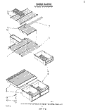 SHELF Diagram and Parts List for ET18XKXMWR2  Whirlpool Refrigerator