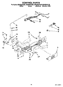 CONTROL PARTS Diagram and Parts List for GS6NVEXVS00  Whirlpool Refrigerator