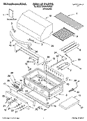 GRILLE PARTS Diagram and Parts List for KFGR270PSS0  KitchenAid Grill