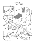 UNIT Diagram and Parts List for ED25PWXXN00  Whirlpool Refrigerator