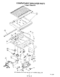COMPARTMENT SEPARATOR Diagram and Parts List for ET20DKXVM03  Whirlpool Refrigerator