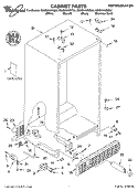 CABINET PARTS Diagram and Parts List for GS2SHAXKS02  Whirlpool Refrigerator