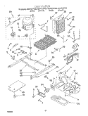 UNIT Diagram and Parts List for GD27DFXFT03  Whirlpool Refrigerator