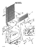UNIT Diagram and Parts List for ET18NKXWN01  Whirlpool Refrigerator