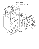 LINER Diagram and Parts List for ET20PKXYG02  Whirlpool Refrigerator