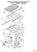 COMPARTMENT SEPARATOR Diagram and Parts List for ET25PKXBN00  Whirlpool Refrigerator