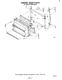 FREEZER DOOR Diagram and Parts List for ET18CKXMWR2  Whirlpool Refrigerator