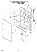 REFRIGERATOR DOOR Diagram and Parts List for ET18TMXDW03  Whirlpool Refrigerator