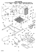 UNIT Diagram and Parts List for GS2SHAXLQ01  Whirlpool Refrigerator