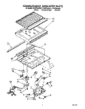 COMPARTMENT SEPARATOR Diagram and Parts List for ET20PKXZG01  Whirlpool Refrigerator