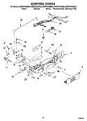 CONTROL PARTS Diagram and Parts List for GS6SHAXMB00  Whirlpool Refrigerator