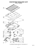 COMPARTMENT SEPARATOR Diagram and Parts List for ET18SKRSW00  Whirlpool Refrigerator