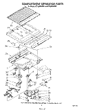 COMPARTMENT SEPARATOR Diagram and Parts List for ET18JMYSF02  Whirlpool Refrigerator