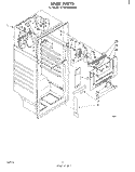 LINER Diagram and Parts List for ET18TKXMWR2  Whirlpool Refrigerator