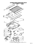 COMPARTMENT SEPARATOR Diagram and Parts List for ET18HMXWW01  Whirlpool Refrigerator