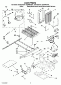 UNIT PARTS Diagram and Parts List for GS5DHAXVY01  Whirlpool Refrigerator