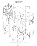 CABINET Diagram and Parts List for ET18HMXTW00  Whirlpool Refrigerator
