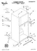 CABINET, LITERATURE Diagram and Parts List for ET8WTEXKQ02  Whirlpool Refrigerator