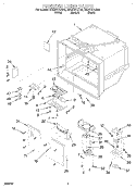 FREEZER LINER Diagram and Parts List for GB22DKXJB00  Whirlpool Refrigerator
