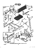 UNIT Diagram and Parts List for ET22RKXYW00  Whirlpool Refrigerator