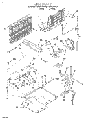 UNIT Diagram and Parts List for ET21NKXGW00  Whirlpool Refrigerator