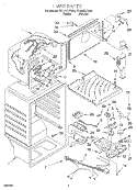 LINER Diagram and Parts List for ET18NKXFN02  Whirlpool Refrigerator