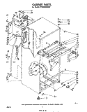 CABINET Diagram and Parts List for ET18SCXMWR2  Whirlpool Refrigerator