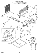 UNIT PARTS Diagram and Parts List for GT9SHKXMQ02  Whirlpool Refrigerator