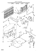 UNIT Diagram and Parts List for ET21CKXHB00  Whirlpool Refrigerator