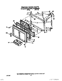 FREEZER DOOR Diagram and Parts List for ET25DMXWW01  Whirlpool Refrigerator