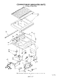 COMPARTMENT SEPARATOR Diagram and Parts List for ET20DKXVF06  Whirlpool Refrigerator