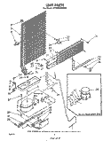 UNIT PARTS Diagram and Parts List for ET18CKXMWR1  Whirlpool Refrigerator