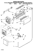 ICEMAKER PARTS Diagram and Parts List for GR9FHMXPL00  Whirlpool Refrigerator