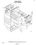 LINER Diagram and Parts List for ET18XKXMWR2  Whirlpool Refrigerator