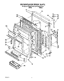 REFRIGERATOR DOOR Diagram and Parts List for ET20RKXYW00  Whirlpool Refrigerator
