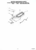 WATER DISPENSER PARTS, OPTIONAL PARTS Diagram and Parts List for GR9FHTXVL01  Whirlpool Refrigerator
