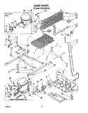 UNIT Diagram and Parts List for ET20GKXSW01  Whirlpool Refrigerator