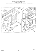 INSTALLATION Diagram and Parts List for  Whirlpool Air Conditioner