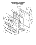 REFRIGERATOR DOOR, LIT/OPTIONAL Diagram and Parts List for ET20PKXXN00  Whirlpool Refrigerator