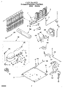 UNIT Diagram and Parts List for ET18HPXDN01  Whirlpool Refrigerator